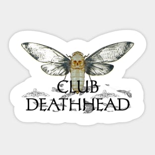 Club Death Head Sticker